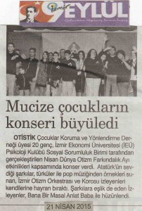 İZOT İzmir Ekonomi Üniversitesi Konseri 3 - Müzik ve Otizm